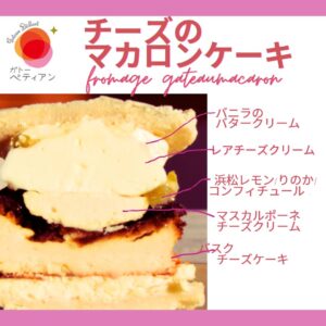 チーズのマカロン｜浜松のスイーツショップ_ガトーペティアン