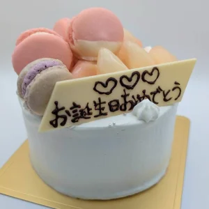 バースデーケーキが旬の食材桃に変更|浜松のスイーツショップ_ガトーペティアン、バースデーケーキ予約受付中