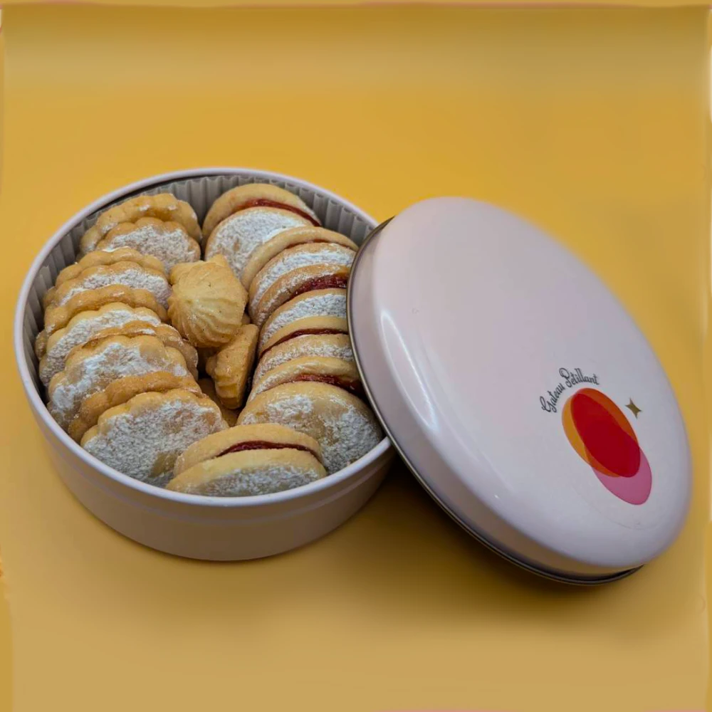 新商品登場ジャムサンドクッキー缶｜浜松のスイーツショップ_ガトーペティアン