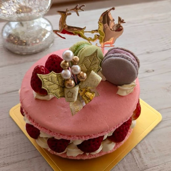 2025クリスマスマカロンケーキ｜浜松市大平台ガトーペティアン