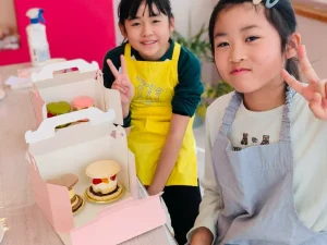 浜松のマカロンケーキのお店｜ガトーペティアン｜上手にできたかな？マカロンケーキ